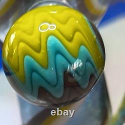 One of a Kind Heady Gecko Water Pipe 18mm Male American Made Art Glass