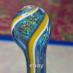 One of a Kind Heady Gecko Water Pipe 18mm Male American Made Art Glass