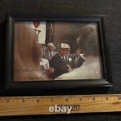 One of a Kind I Love New York Signed Governor Mario Cuomo Photograph Heart