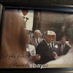 One of a Kind I Love New York Signed Governor Mario Cuomo Photograph Heart