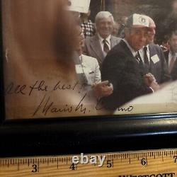 One of a Kind I Love New York Signed Governor Mario Cuomo Photograph Heart