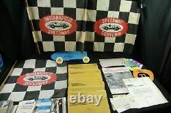 One of a Kind Indy 500 Collections 3 Signed Flags 1950's Tickets Autographs