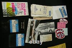 One of a Kind Indy 500 Collections 3 Signed Flags 1950's Tickets Autographs