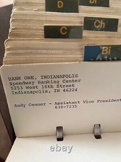 One of a Kind Indy 500 Collections Al Unser sr's personal ROLODEX and phone