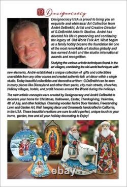 One-of-a-Kind It's a Tea Time Wood Carved Animated Spinning Toy 8 by G. DeBrekht