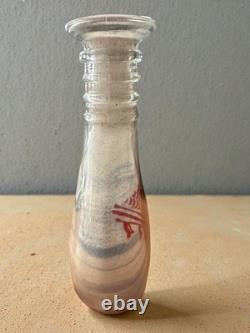 One-of-a-Kind Jordanian Sand Art Bottle World Cup Figure Wearing Flag