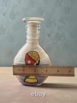 One-of-a-Kind Jordanian Sand Art Bottle World Cup Figure Wearing Flag