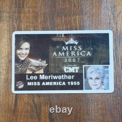 One-of-a-Kind Lee Meriwether Catwoman Miss America 2007 Security ID Photo Card