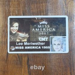 One-of-a-Kind Lee Meriwether Catwoman Miss America 2007 Security ID Photo Card