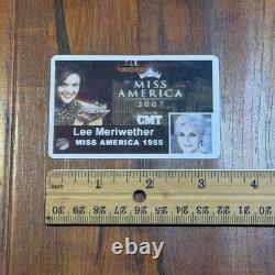 One-of-a-Kind Lee Meriwether Catwoman Miss America 2007 Security ID Photo Card