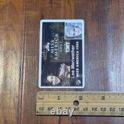 One-of-a-Kind Lee Meriwether Catwoman Miss America 2007 Security ID Photo Card