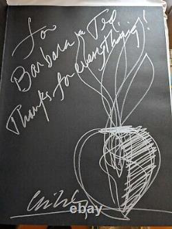 One-of-a-Kind Original Dale Chihuly Art, Inscription & Signature READ BELOW