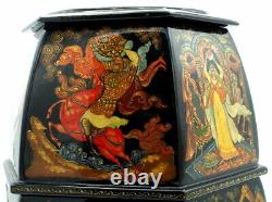 One of a Kind Palekh Lacquer Box Pushkin Fairytales 2 Stores 12 Themes