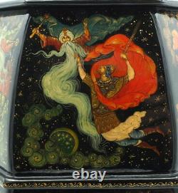 One of a Kind Palekh Lacquer Box Pushkin Fairytales 2 Stores 12 Themes