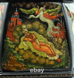 One of a Kind Palekh Lacquer Box Pushkin Fairytales 2 Stores 12 Themes