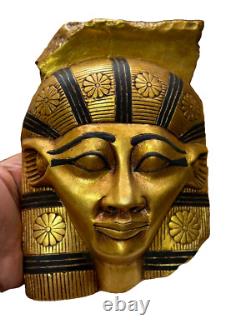 One of a Kind Piece of Goddess Hathor Mask, Manifest Piece for Home Decoration