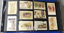 One of a Kind Post Card Album400 piecesSome Rare 1905-1930Huge Album