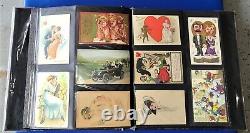 One of a Kind Post Card Album400 piecesSome Rare 1905-1930Huge Album