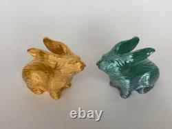 One of a Kind Rabbit Sculpture Pair Early Studio Edition Collectible Art Gift One of a Kind Rabbit Sculpture Pair Early Studio Edition Collectible Art Gift