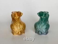One of a Kind Rabbit Sculpture Pair Early Studio Edition Collectible Art Gift