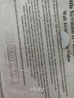 One of a Kind! Rare! Little Mermaid 2 COA! Pencil Drawing For Movie