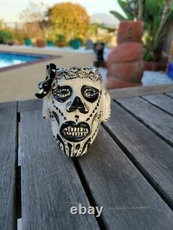 One of a Kind Shrunken Head Tiki Mug by Gecko 1/1 Dia de los Muertos from 2010