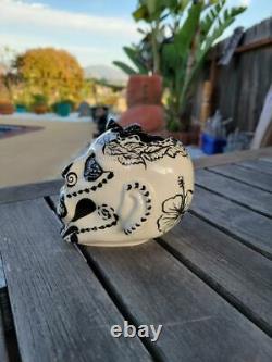 One of a Kind Shrunken Head Tiki Mug by Gecko 1/1 Dia de los Muertos from 2010