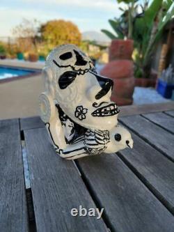 One of a Kind Solomon Isles Tiki Mug by Gecko 1/1 Dia de los Muertos Autographed