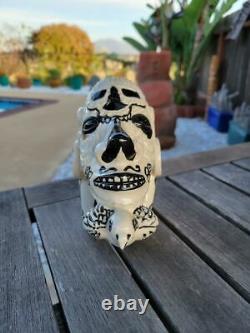 One of a Kind Solomon Isles Tiki Mug by Gecko 1/1 Dia de los Muertos Autographed