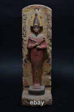 One of a Kind Statue for Egyptian God Osiris, Marvelous Piece for Isis husband