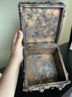 One-of-a-Kind Steampunk Storage Box Handmade Victorian Industrial Design
