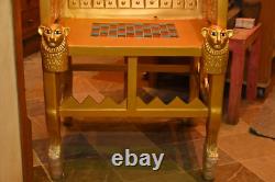 One of a Kind Tutankhamun Throne, Replica Throne Like the one in the museum