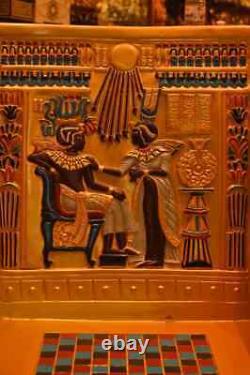 One of a Kind Tutankhamun Throne, Replica Throne Like the one in the museum