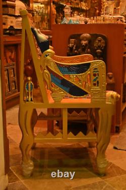 One of a Kind Tutankhamun Throne, Replica Throne Like the one in the museum