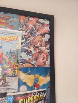 One of a Kind'super girl & superman' Display piece artistic rendering ART