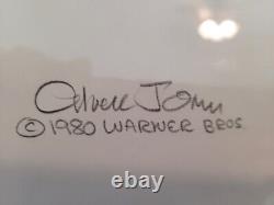 One of a kind Art & Drawing Signed Chuck Jones drawing and Cel