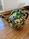 One-of-a-kind Artist-made Ceramic Teapot With Strawberry Lid Never Used