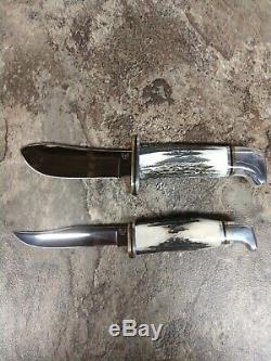 One of a kind Buck Knives 103/102 Set