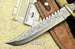 One-of-a-kind Custom Handmade D2 Tool Steel Knife Chisel Engraved