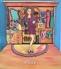 One of a kind Debbie Brooks Diorama Wall Hanging signed