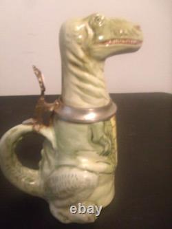 One of a kind German Made Dinosaur Stein
