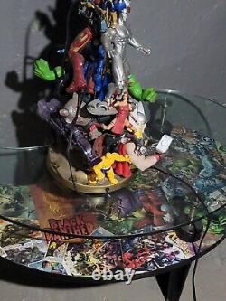 One of a kind Marvel picture. Table And Lamp