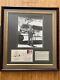 One Of A Kind Paul Tibbets Pilot Signed/dated/photo/card Matted, Framed, 1945