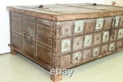 One of a kind, Painstakingly restored, original Vintage Trunk from India