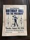 One Of A Kind President Birthday Ball Poster 1936
