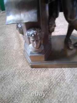 One-of-a-kind Rare Vintage Large & Heavy Bronze W. Shakespeare Statue Sculpture