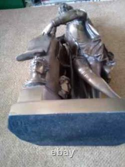 One-of-a-kind Rare Vintage Large & Heavy Bronze W. Shakespeare Statue Sculpture