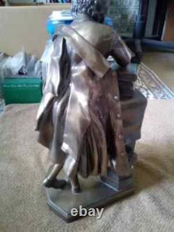 One-of-a-kind Rare Vintage Large & Heavy Bronze W. Shakespeare Statue Sculpture