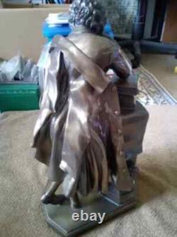 One-of-a-kind Rare Vintage Large & Heavy Bronze W. Shakespeare Statue Sculpture