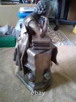 One-of-a-kind Rare Vintage Large & Heavy Bronze W. Shakespeare Statue Sculpture